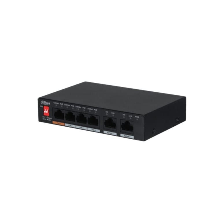 Dahua PFS3006-4ET-60 6-port 10/100Mbps Unmanaged Desktop Switch with 4-port PoE 1.0.01.20.10646