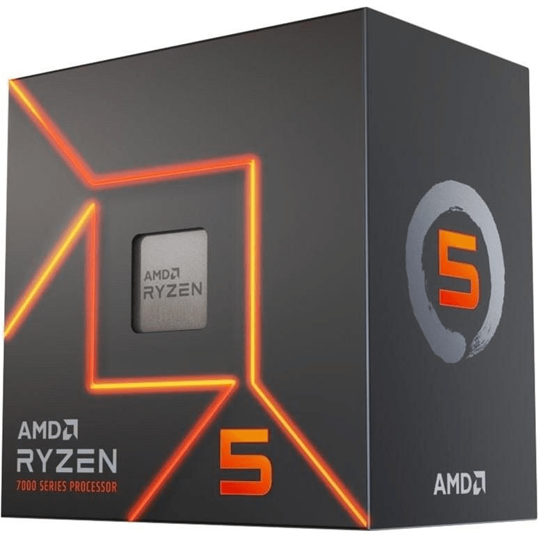 AMD Ryzen 7600X CPU - AMD Ryzen 5 6-core Socket AM5 5.1GHz Processor 100-100001015BOX