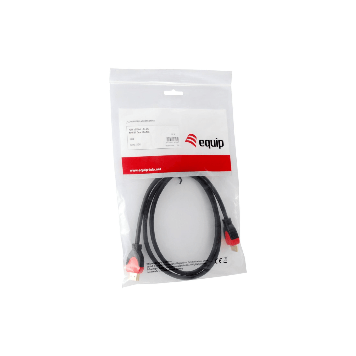Equip HDMI 2.0 Cable Dual Color 1m 119341