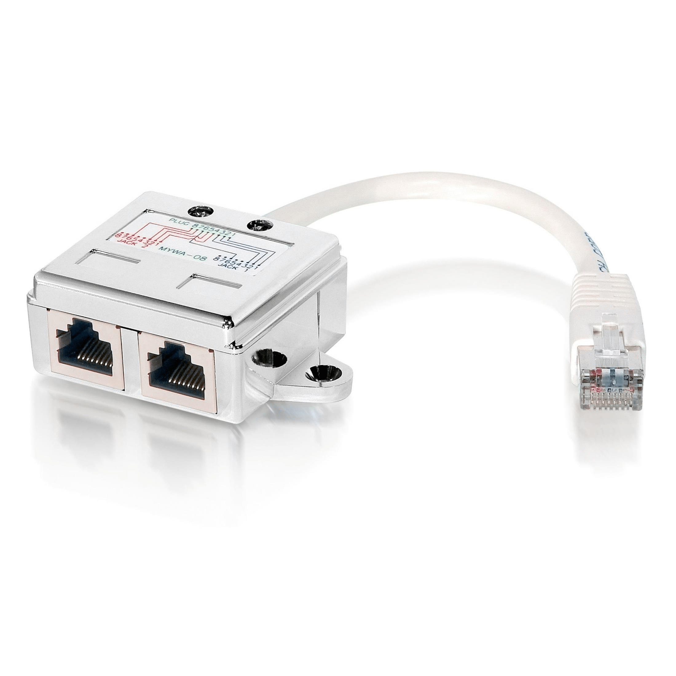 SPT RJ45 Ethernet Cable Combiner Splitter Kit (2-Pair) 12-U1010PA