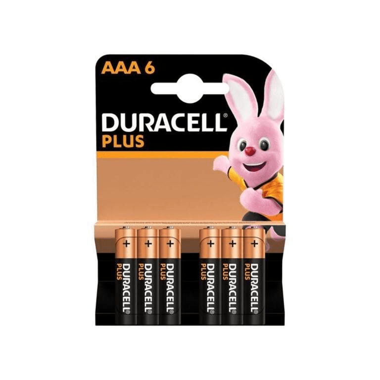 Duracell Plus 6 x AAA Alkaline Batteries 10-pack 141216