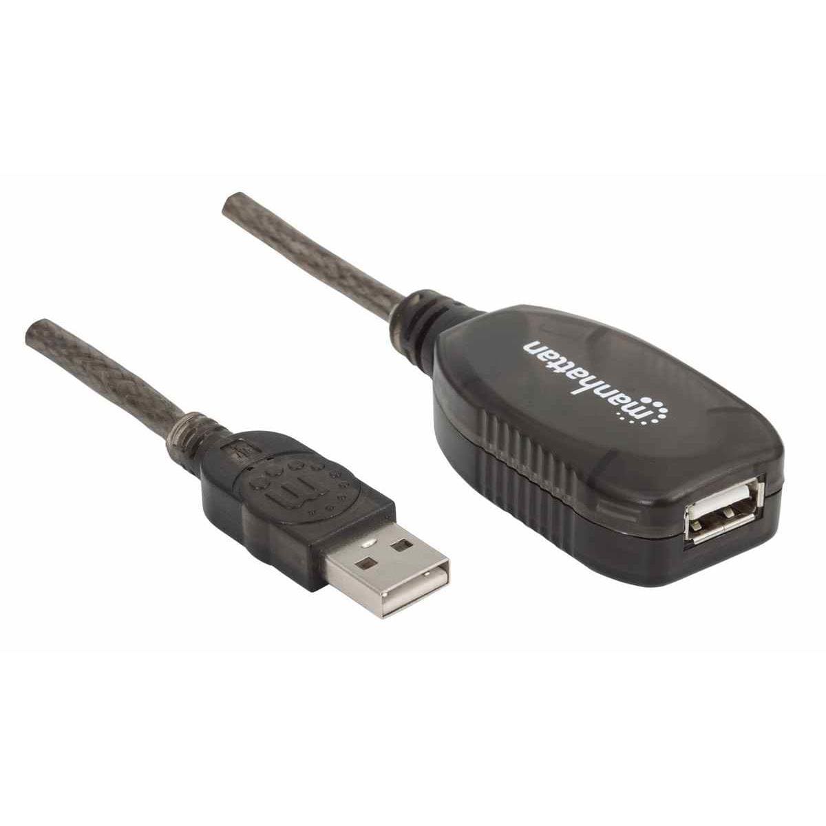 Manhattan 20m Hi-Speed USB Active Extension Cable 150958
