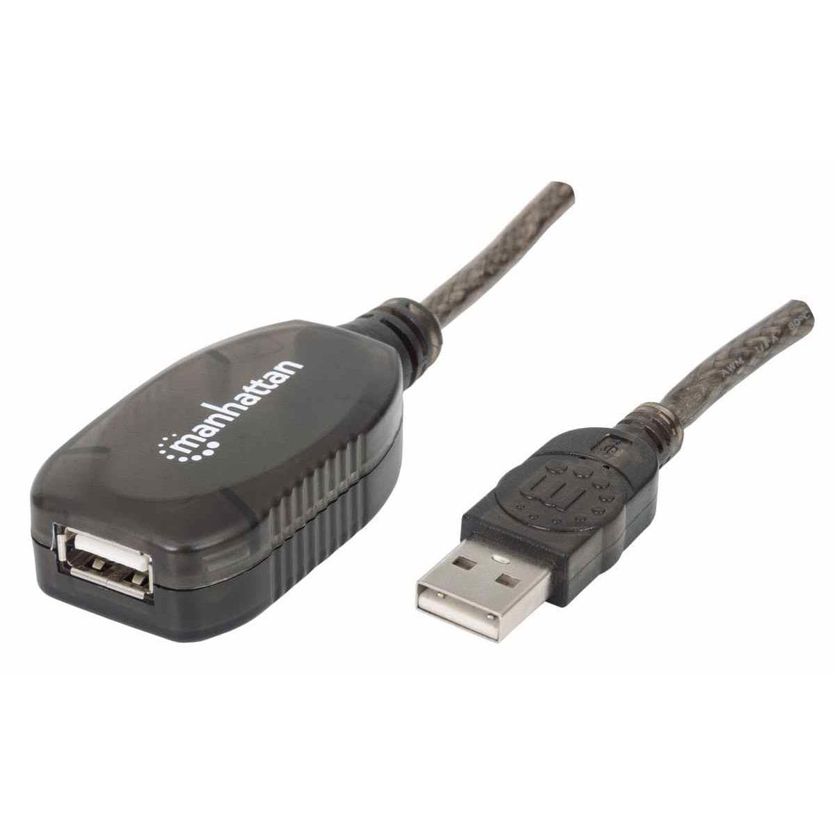 Manhattan 20m Hi-Speed USB Active Extension Cable 150958