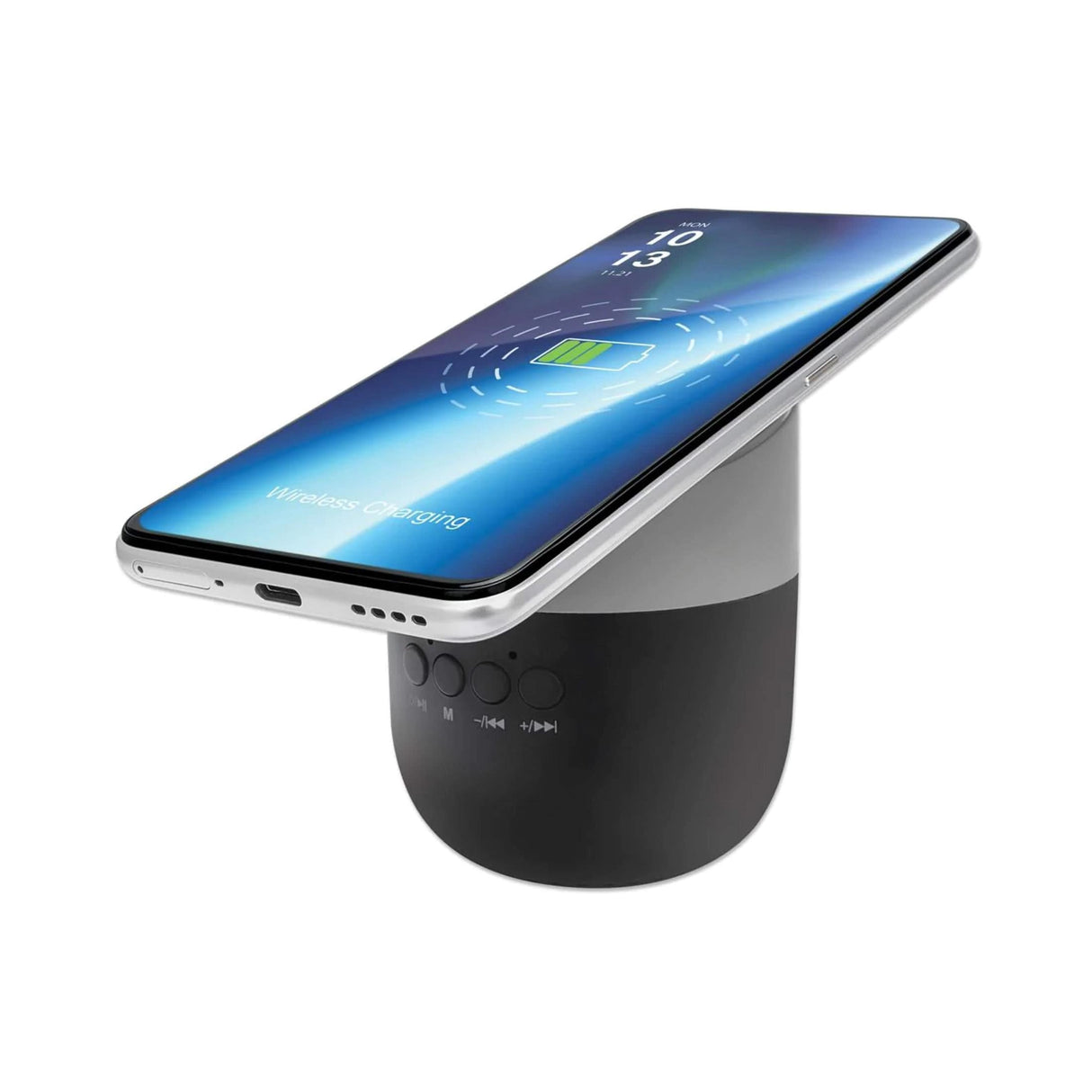 Manhattan Metallic Bluetooth Speaker with Wireless Charging Pad 165051