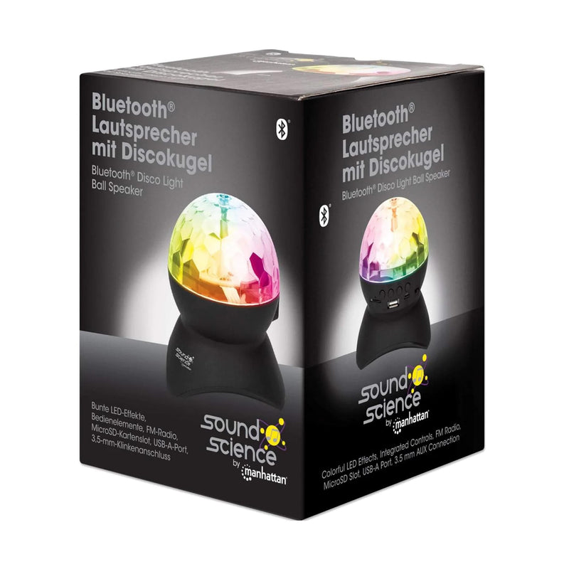 Manhattan Sound Science Disco Light Ball Bluetooth Speaker 165068