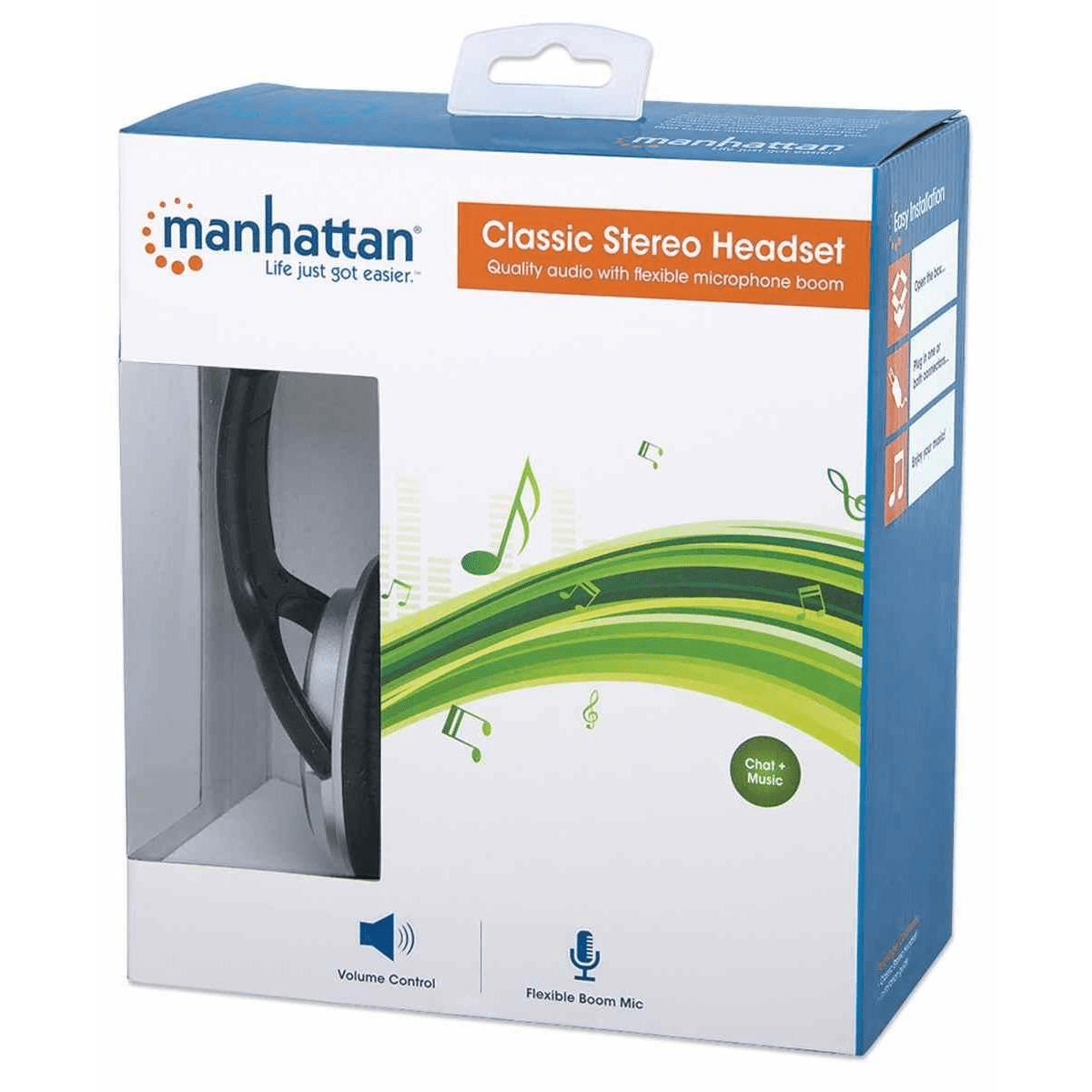 Manhattan Classic Stereo Headset 175555
