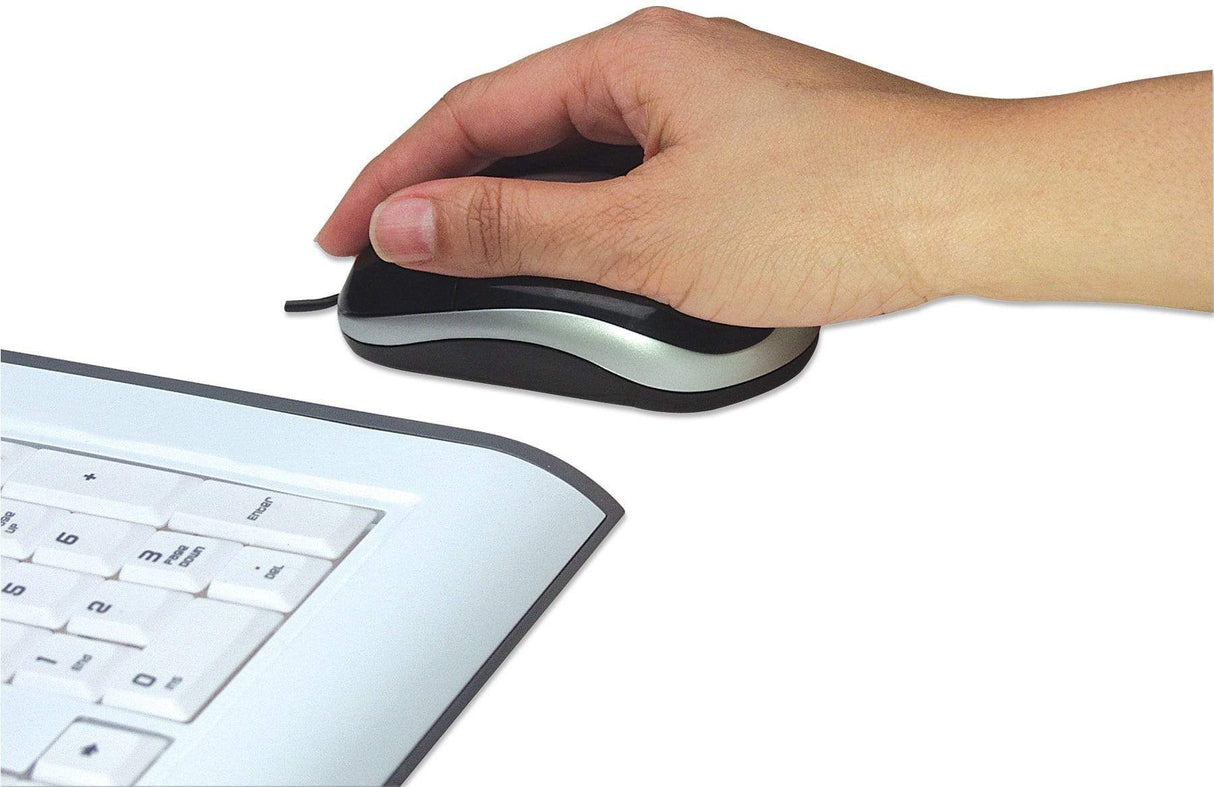 Manhattan Mh3 Classic Optical Desktop Mouse 177016