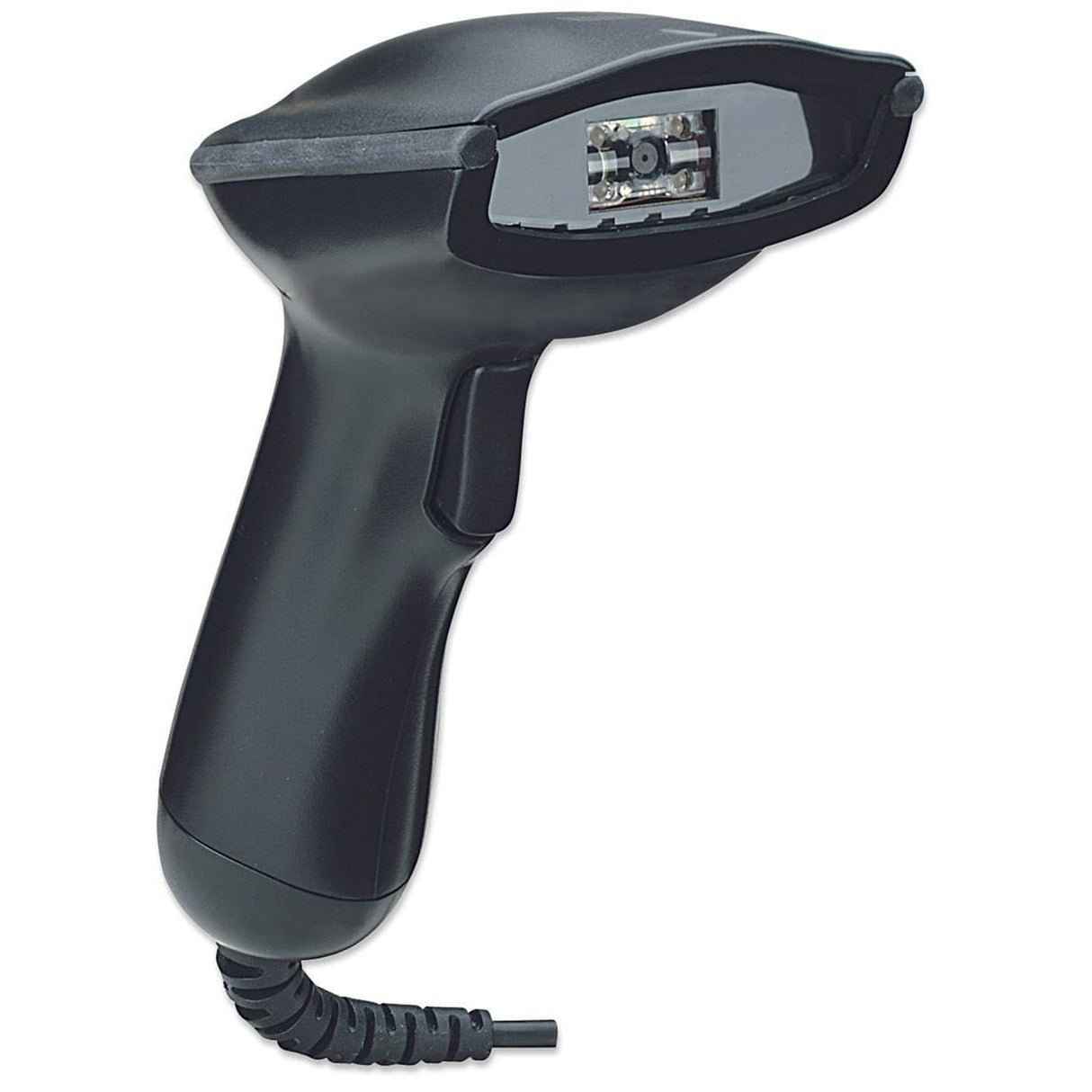 Manhattan 1.5m 2D Handheld Barcode Scanner USB 430mm Scan Depth 177603