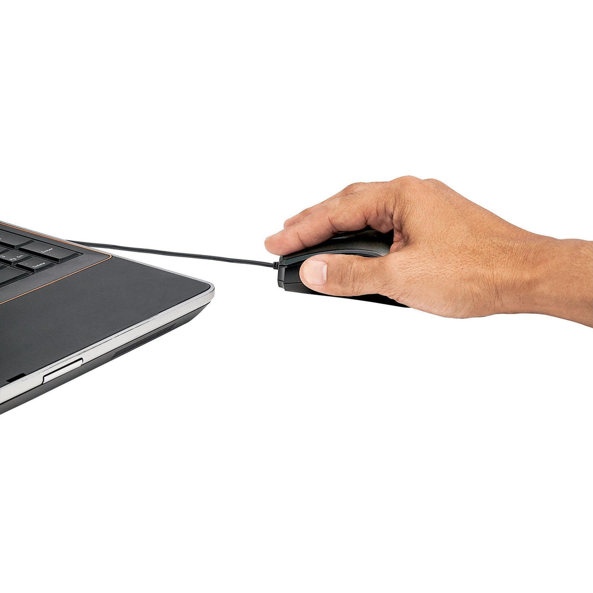 Manhattan Edge USB Wired Mouse Grey 1000Dpi USB-A Optical Compact Three Button With 179423