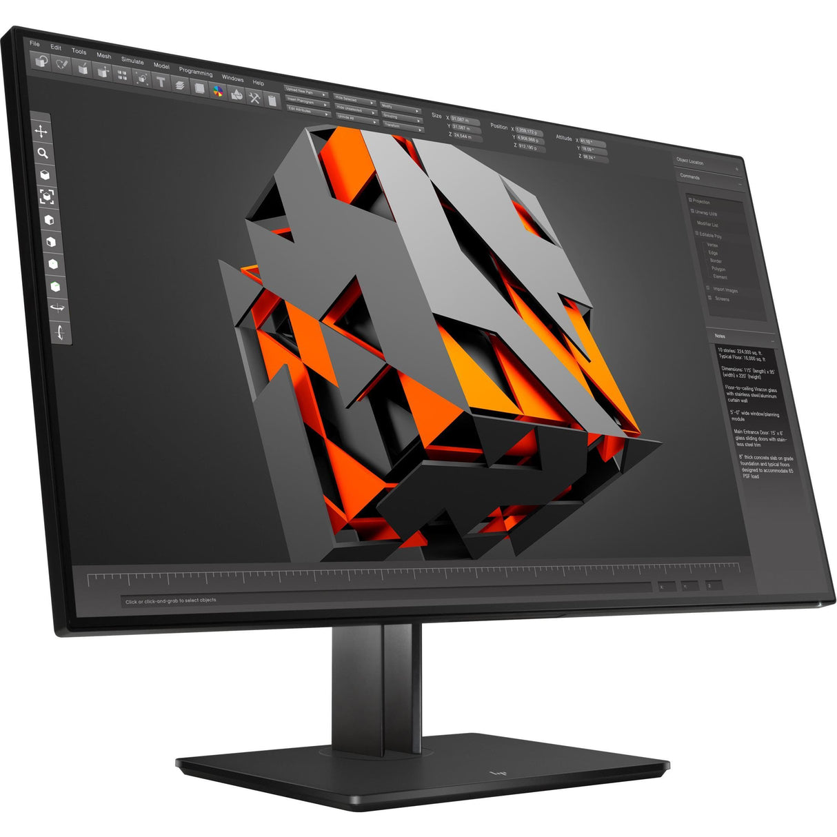 HP Z32 31.5-inch 3840 x 2160px 4K UHD 16:9 60Hz 14ms IPS LED Monitor 1AA81A4