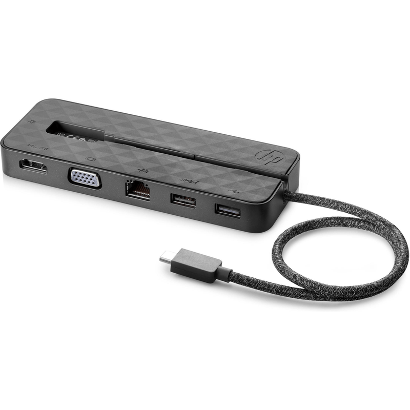 HP USB-C Mini Wired USB 3.2 Gen 1 (3.1 Gen 1) Type-C Black 1PM64AA
