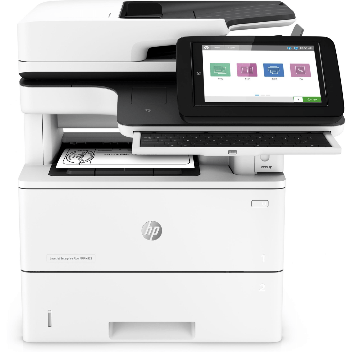 HP LaserJet Enterprise Flow M528z A4 Multifunction Mono Laser Home & Office Printer 1PV67A