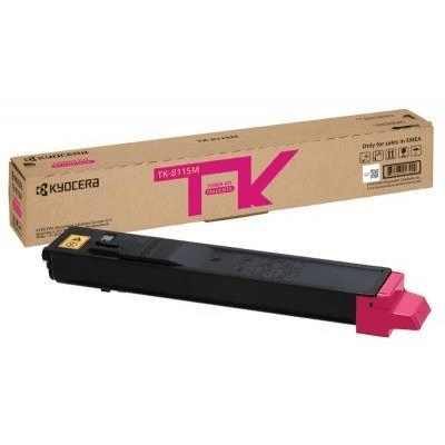 Kyocera TK-8115M Magenta Toner Kit Cartridge 6,000 Pages Original 1T02P3BNL0 Single-pack