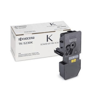 Kyocera TK-5230K Black Toner Kit Cartridge 2,600 Pages Original 1T02R90NL0 Single-pack