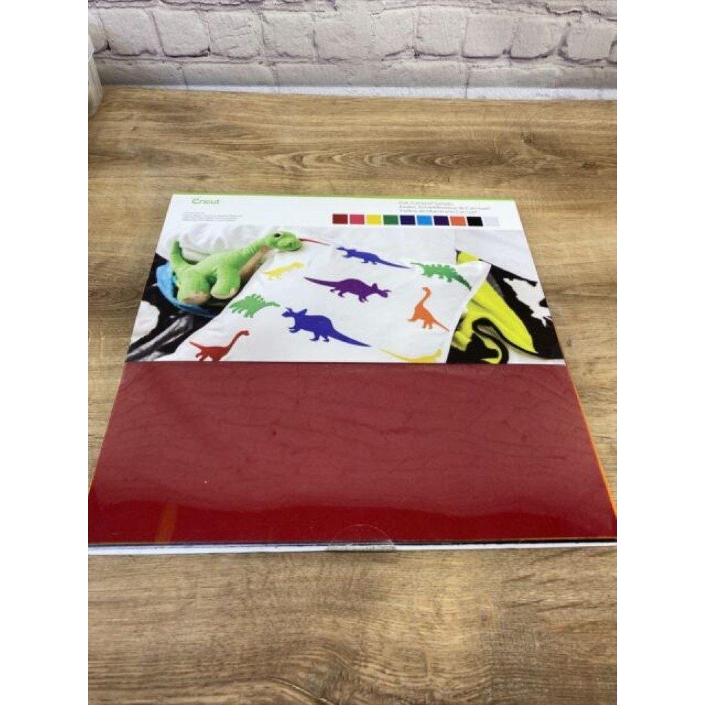 Cricut Felt 10 Sheet Sampler 30.48x30.48cm Carousel 2003830