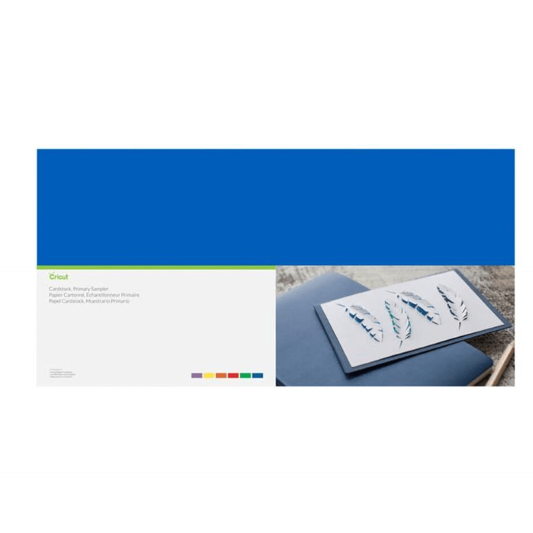 Cricut Cardstock Sampler 30x61cm 12-pack Primary 2004118