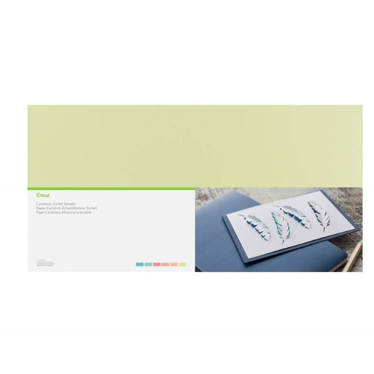 Cricut Cardstock Sampler 30x61cm 12-pack Sorbet 2004121