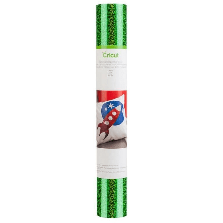 Cricut Holographic Sparkle Iron-On 30x60cm Green 2004139
