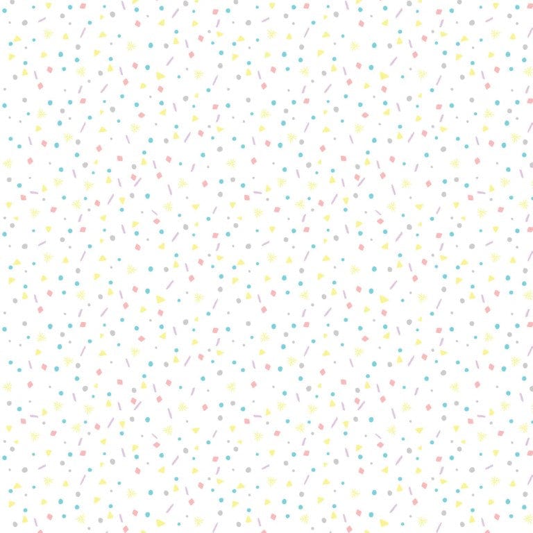 Cricut Premium Vinyl Patterned Removable Sampler 30x30cm 6-sheet Party Time Pastel 2004611