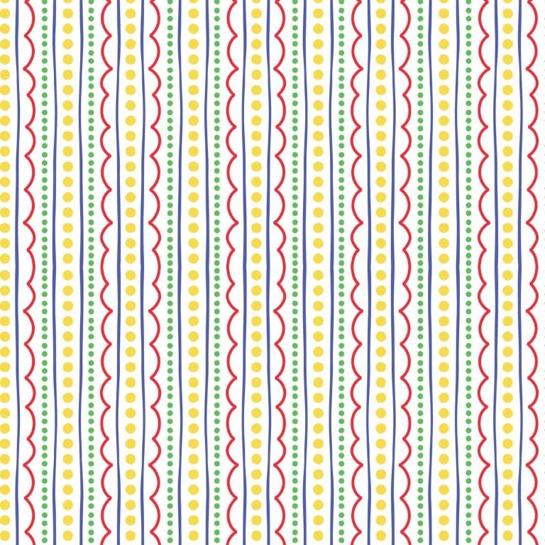Cricut Premium Vinyl Patterned Removable Sampler 30x30cm 6-sheet Ditsy Dots Primary 2004614