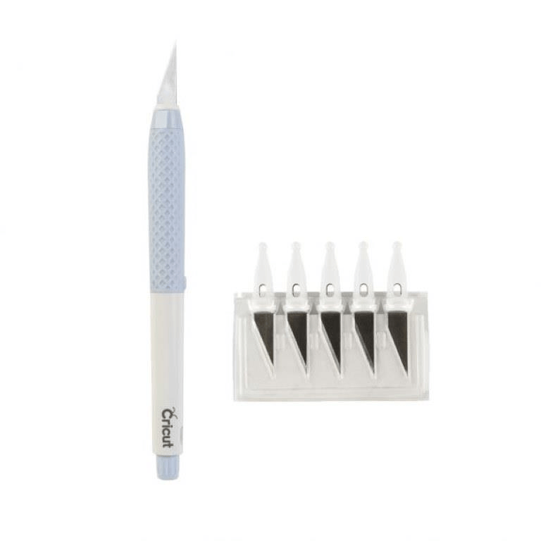 Cricut TrueControl Knife Kit with 5x spare blades Blue 2004843