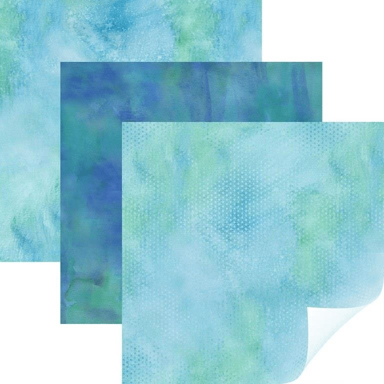 Cricut Patterned Iron-On 30x48cm 3-sheet Natalie Malan Aquamarine 2004916