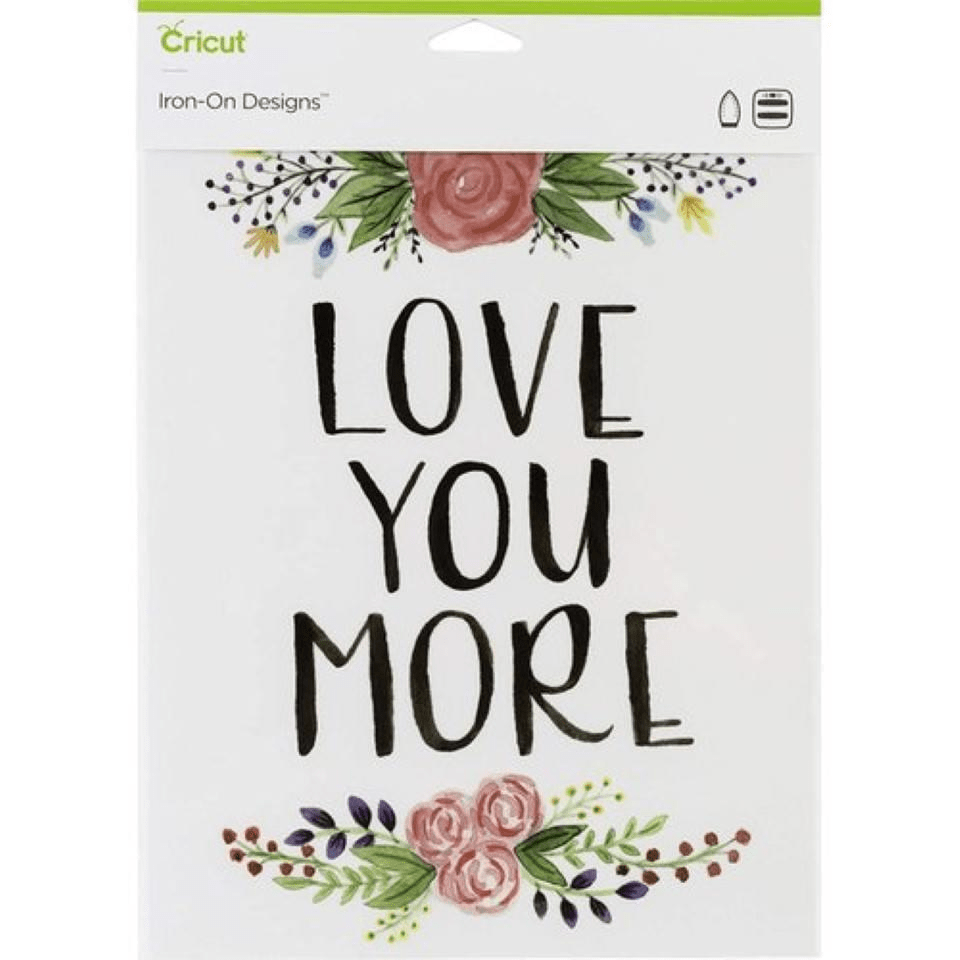 Cricut Iron-on Designs 21x30cm 1-sheet Love You More 2004928