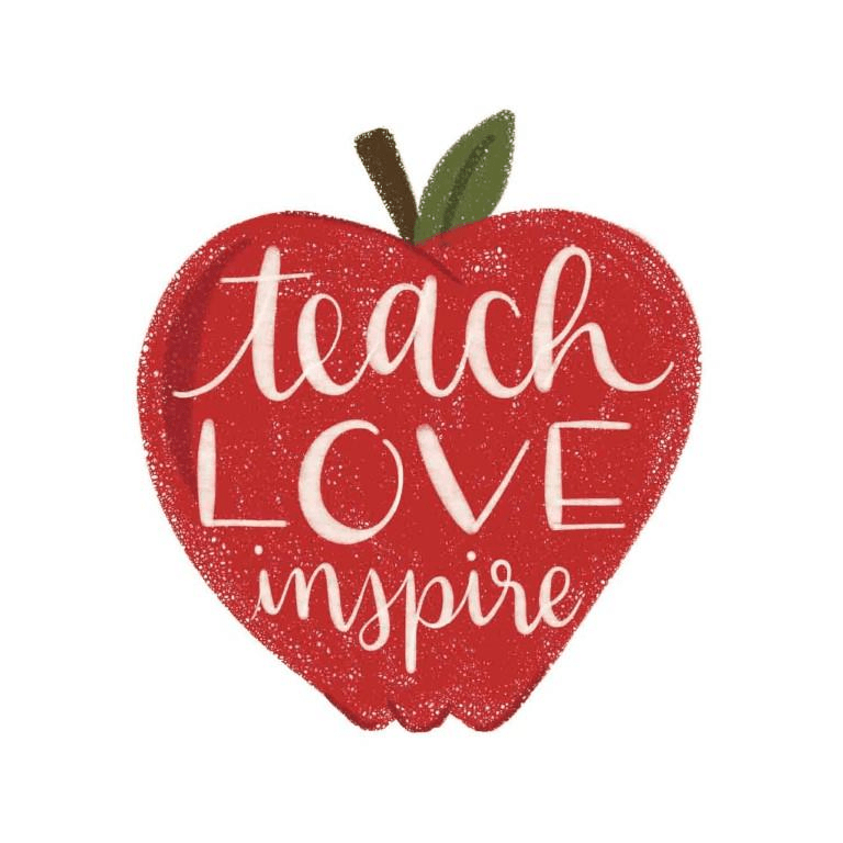 Cricut Iron-On Designs 1-sheet Large Teacher Apple 2004986