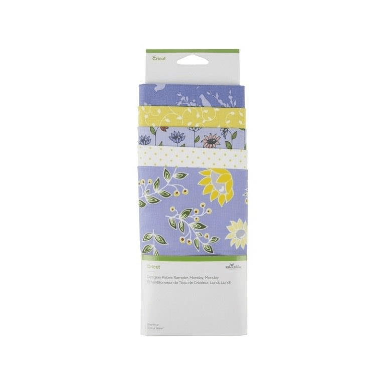 Cricut Designer Fabric Sampler 30.5x66cm 5-pieces Monday Mon 2005171