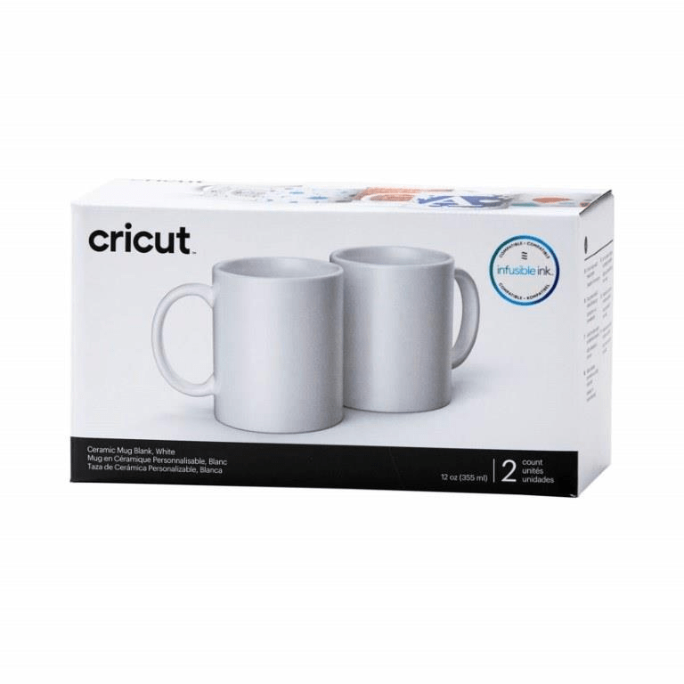 Cricut 2-pack Ceramic Mug White 2007821
