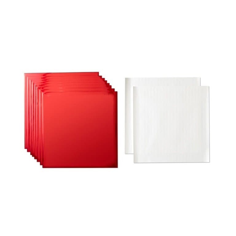 Cricut Transfer Foil Sheets 30x30cm 8-sheet Red 2008721