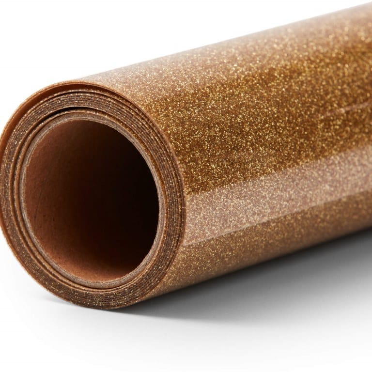 Cricut Glitter Iron-On Vinyl 30.5x150cm 1-sheet Gold 2009350