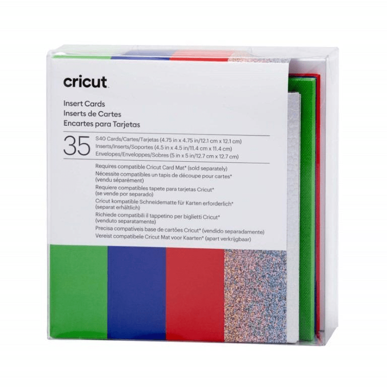Cricut S40 35-pack Insert Cards Rainbow 2009475