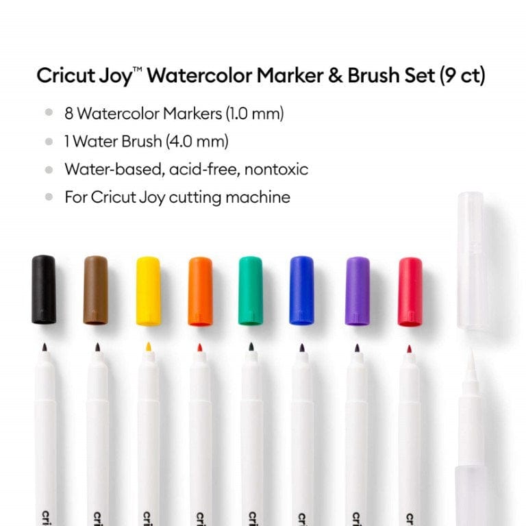 Cricut Joy 9-pack Watercolour Markers and Brush Set 2009978