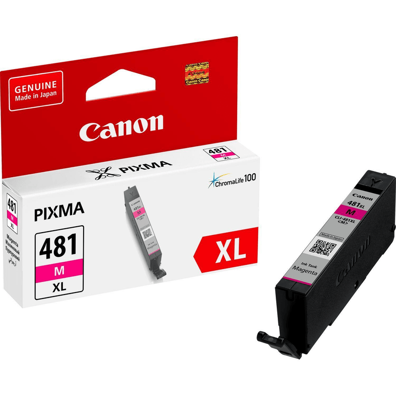Canon CLI-481XL Magenta High Yield Printer Ink Cartridge Original 2045C001 Single-pack