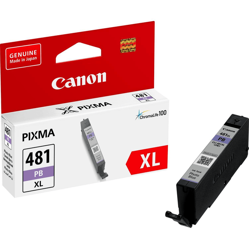 Canon CLI-481XL Photo Blue High Yield Printer Ink Cartridge Original 2048C001 Single-pack