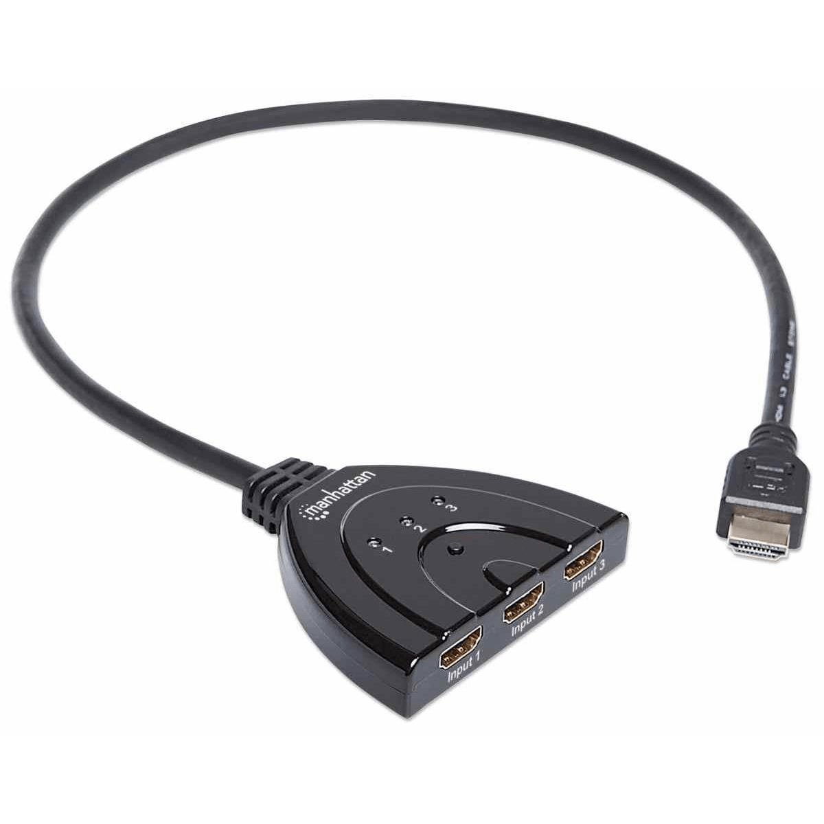 Manhattan 1080P 3-port HDMI Switch 207843