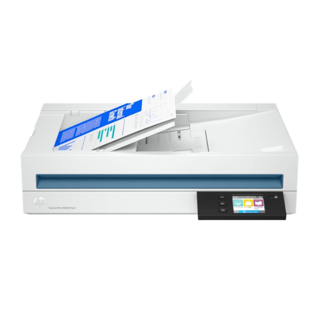 HP Scanjet Pro N4600 fnw1 A4 Flatbed and ADF Scanner 20G07A