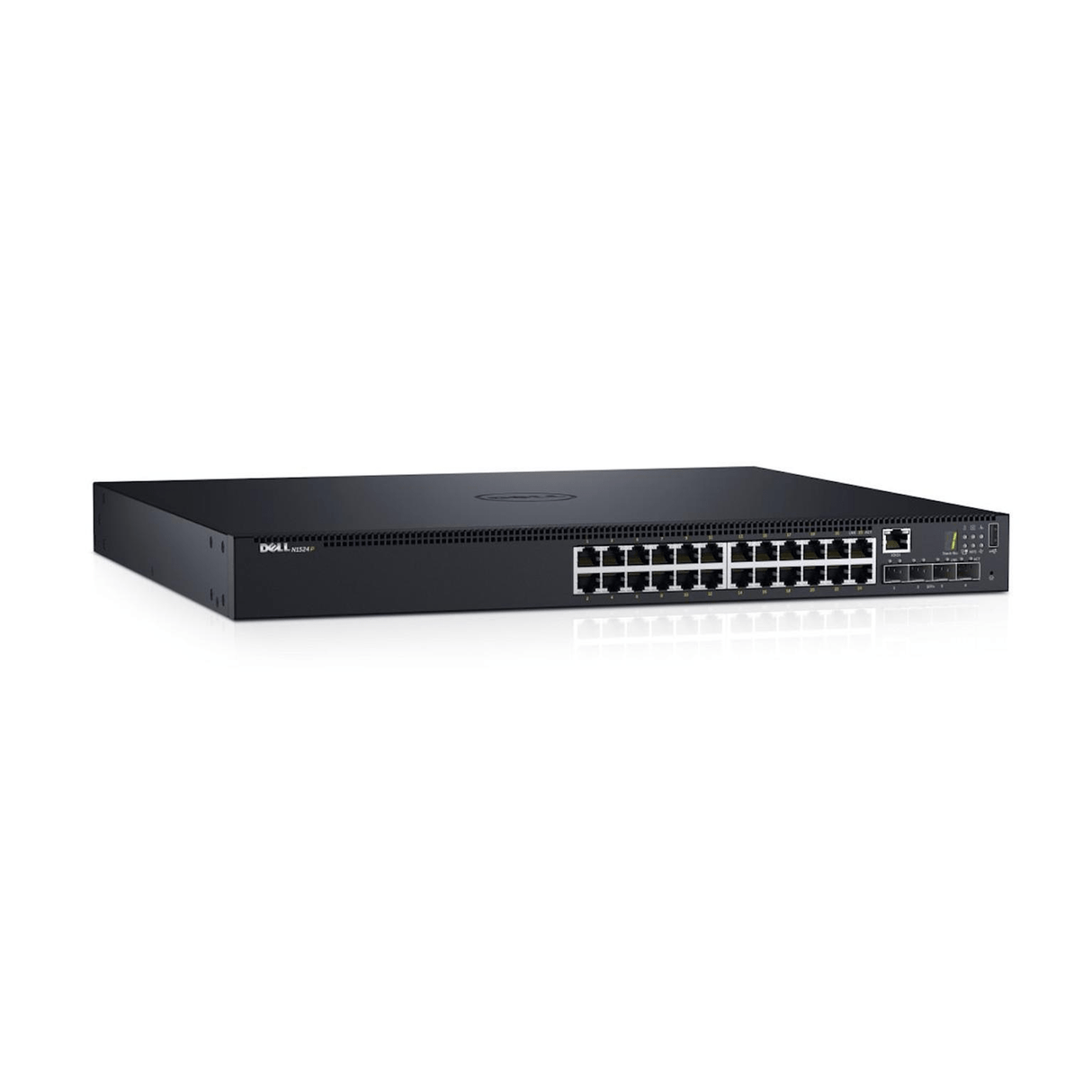 Dell N1524P Managed L3 Gigabit Ethernet (10/100/1000) Power over (PoE) 1U Black 210-AEVY