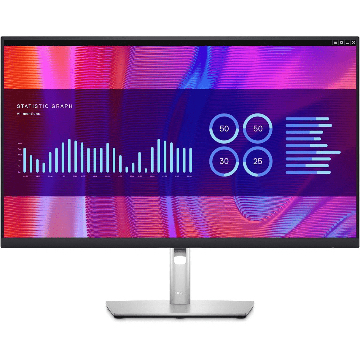 Dell P Series P2723DE 27-inch 2560 x 1440p QHD 16:9 60Hz 5ms IPS LCD Monitor 210-BDEH
