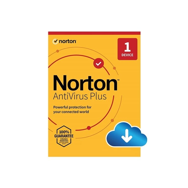 Norton AntiVirus Plus for 1x PC Mac Smartphone or Tablet - Single-user 1-year Subscription Download 21426595