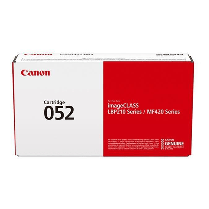 Canon 052 Black Toner Cartridge 3,100 Pages Original 2199C002 Single-pack