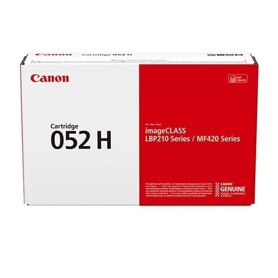 Canon 052H Black Toner Cartridge 9,200 Pages Original 2200C002 Single-pack