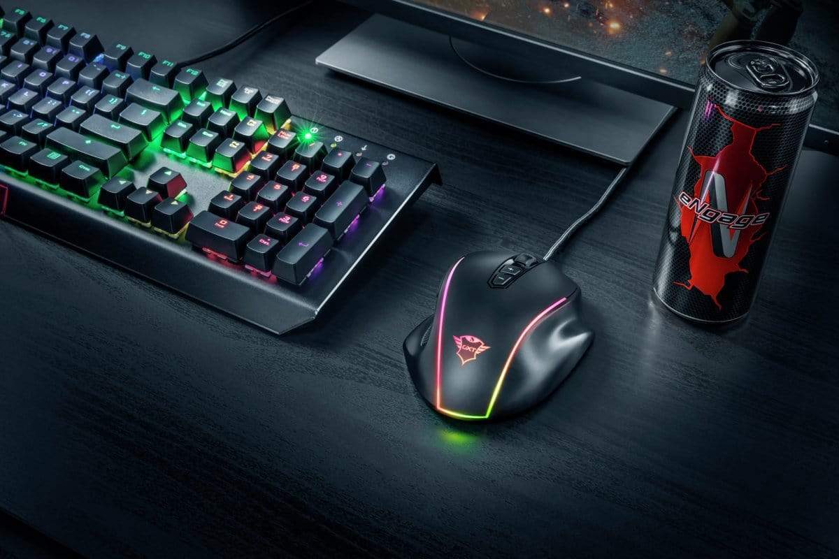 Trust GXT 165 Celox Mouse USB Type-A Optical 10000dpi Right-hand