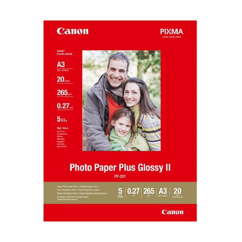 Canon PP-201 Glossy II Photo Paper Plus A3 - 20 Sheets 2311B020