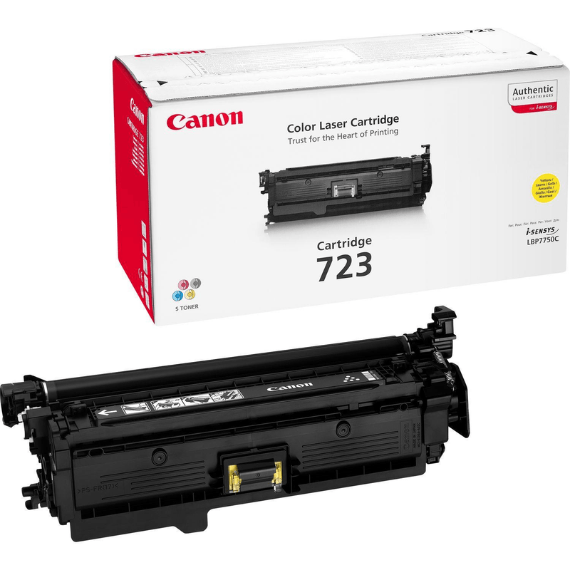 Canon 723 Y Yellow Toner Cartridge 8,500 Pages Original 2641B002 Single-pack