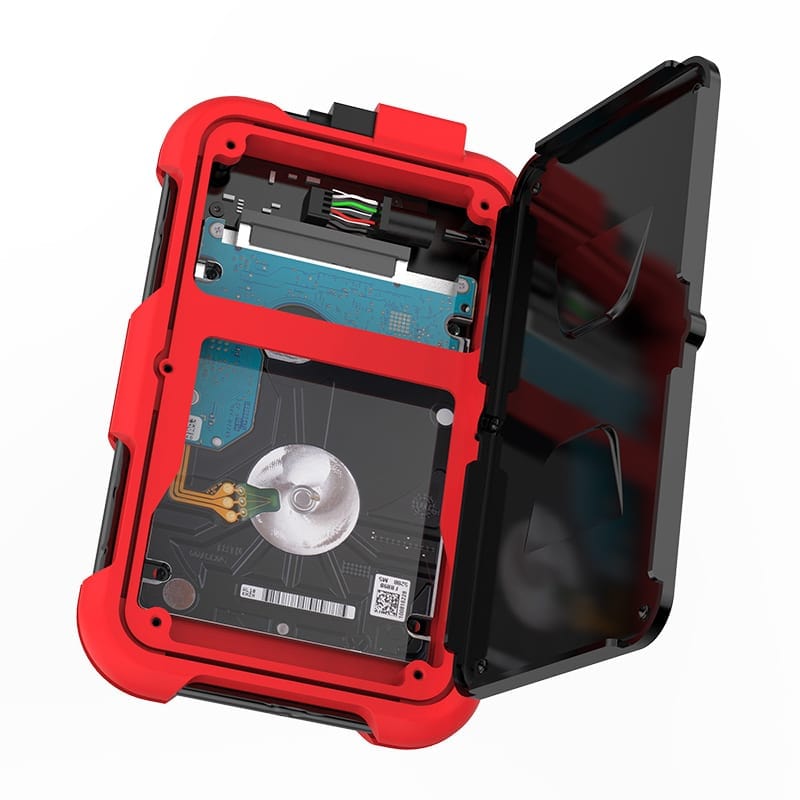 Orico 2.5-inch USB3.0 External HDD Silica Gel Enclosure Red 2769U3-RD-BP