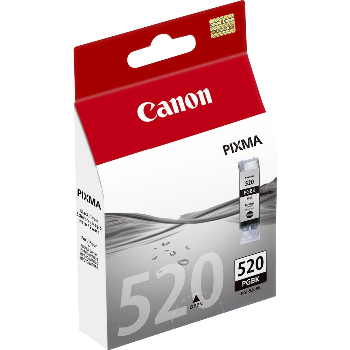 Canon PGI-520BK Photo Black Printer Ink Cartridge Original 2932B001 Single-pack
