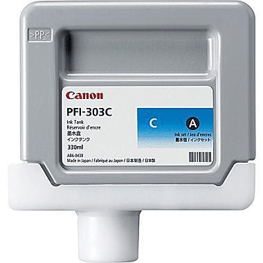 Canon PFI-303C Cyan Printer Ink Cartridge Original 2959B001 Single-pack