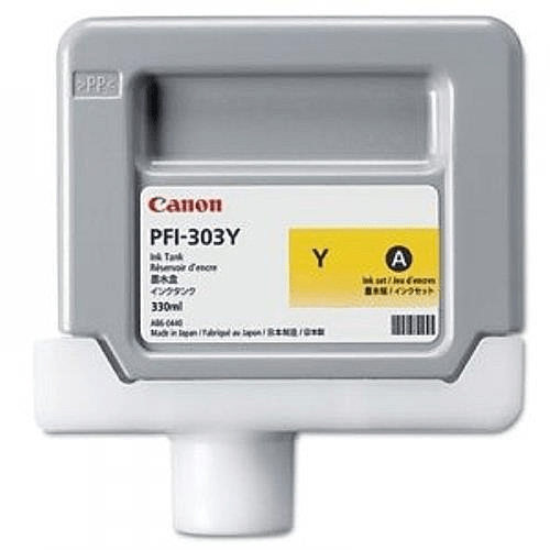 Canon PFI-303Y Yellow Printer Ink Cartridge Original 2961B001 Single-pack